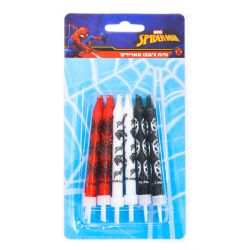 נרות ג'מבו מאויירים- ספיידרמן