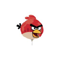 בלון על מקל 9- אנגרי בירדס אדום