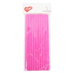 קשים מנייר 25 יח- ורוד טרופי