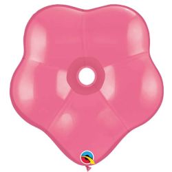 בלון Q16 פרח ורוד חלק 25 יח