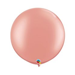 בלון Q30 רוז גולד מטאלי-2 יח בשקית (מחיר ליח)
