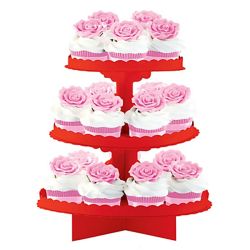 סטנד לקאפקייקס - אדום