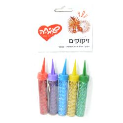 זיקוק 7סמ 3גר - 5יח צבעוני