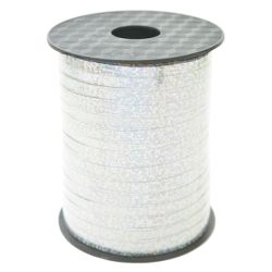 סרט קשירה 5ממ500xיארד- הולוגרפי כסף