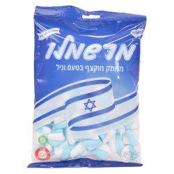 מרשמלו 150 גרם - כחול לבן דגל ישראל וניל