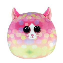 בובת TY עיניים גדולות כרית חיבוקי 10''-סוני ורודה