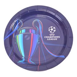 צלחות נייר 20סמ 8 יח' - ליגת האלופות