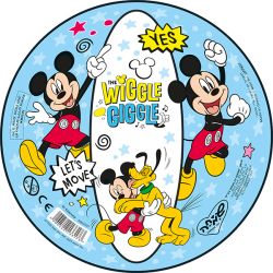 כדור משחק 23סמ PVC -  מיקי מאוס תכלת לבן