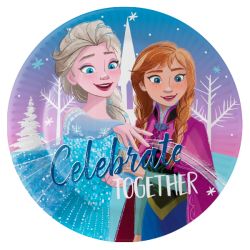 צלחות נייר 23 סמ 8 יח' - פרוזן