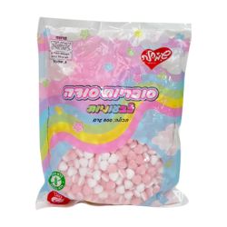 סוכריות סודה 800 גרם לבבות ורוד לבן