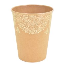 כוסות נייר-קראפט-תחרה זהב