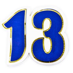 מפיות נייר צורני- 16 יח- בר מצווה 13