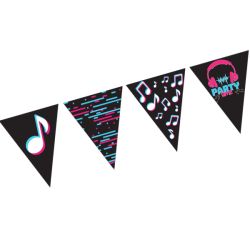 באנר שרשרת משולשים-תו מוזיקה