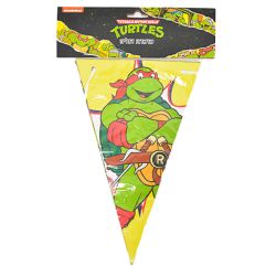 באנר שרשרת משולשים 2.5מ 12יח-צבי הנינג'ה