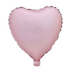 בלון מיילר 18 - לב ורוד בייבי מאט -ארוז 50 יח'