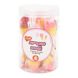 מארז סוכריות על מקל 12 גר 24 יח בצנצנת גלידה