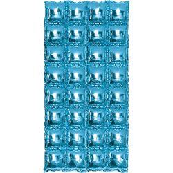 קיר בלונים מרובע מתנפח 76 על 140 סמ - תכלת