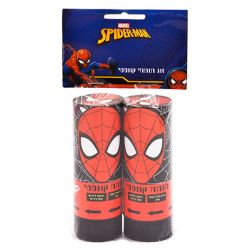 זוג תותחי קונפטי 11 סמ -ספיידרמן אדום שחור