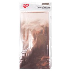 מפת שולחן מטאלית 137X274סמ-רוז גולד