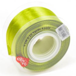 סרט סאטן 25 יארד 4 סמ - תפוח