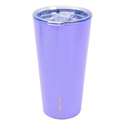 כוס נירוסטה דופן כפולה 450 מ''ל - סגול