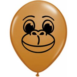 בלון Q5 מוקה פרצוף קוף 100 יח