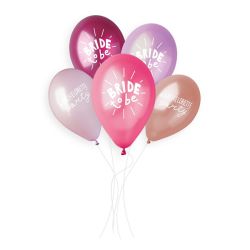 בלון GM120-מודפס רווקות אנגלית מעורב צבעים 50 יח