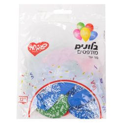 בלון GS110 מודפס HB קונפטי - 10יח