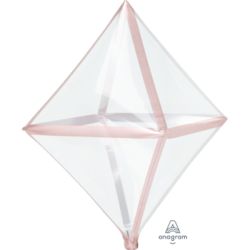 בלון מיילר 18 תלת מימד רוז גולד TRIM