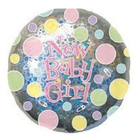 בלון מיילר 36- הולדת בת מנצנת עיגולים