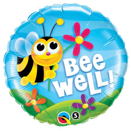 בלון מיילר Q18 דבורה BEE WELL תרגיש טוב - 1 יח (ארוז)