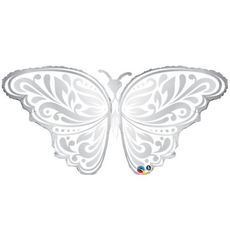 בלון מיילר Q44 פרפר כסוף - 1 יח