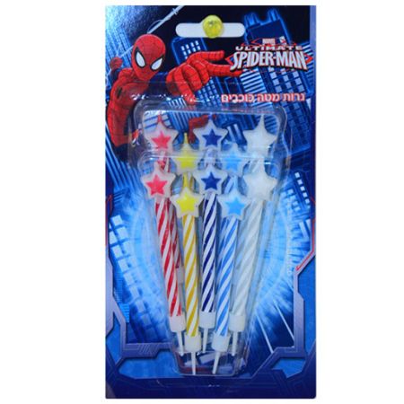 נרות מטה כוכבים - ספיידרמן