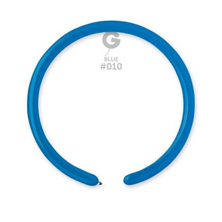 בלון נקניק D2 פסטל כחול 10 100יח