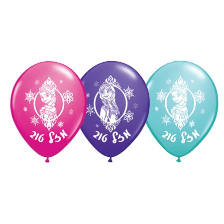 בלון Q16 מודפס מזל טוב פרוזן - 50 יח