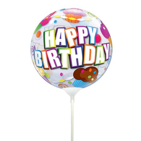 בלון על מקל Q סינגל בבל יום הולדת קאפקייקס