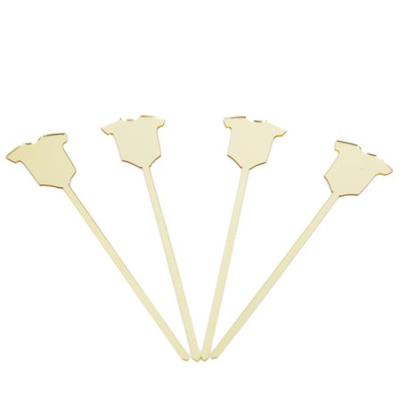 טופר אקרילי לעוגה 4יח-תינוק זהב