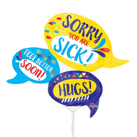 בלון על מקל 9- איחולי get well