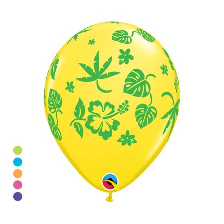 בלון Q11 טרופיקל מעורב מודפס טרופי-50 יח