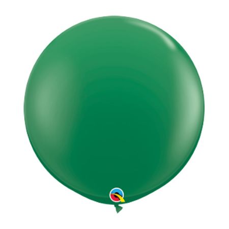 בלון Q3feet חלק-ירוק-2יח בשקית