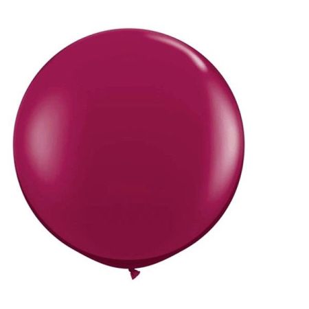 בלון Q3feet חלק-ספרקל בורגנדי-2יח בשקית