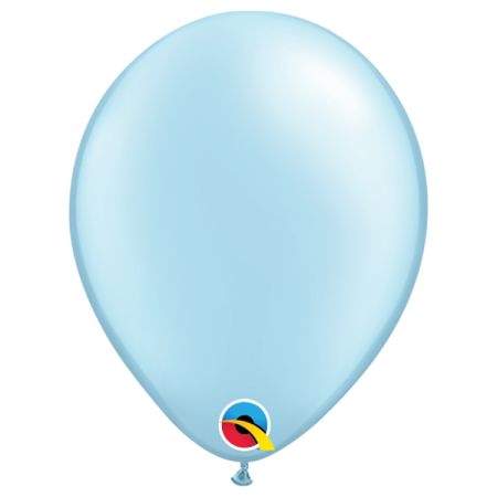 בלון Q5 פרל תכלת חלק-100יח