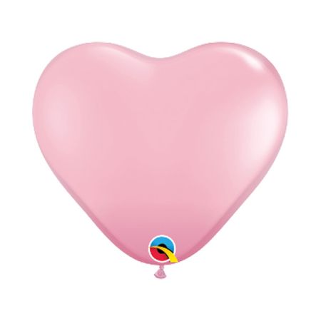 בלון Q6 לב - פינק 100יח