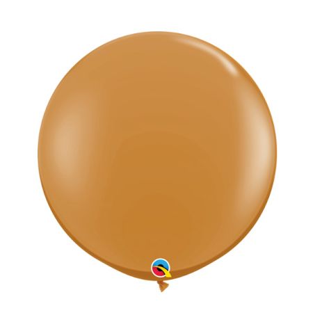 בלון Q3feet חלק-חום מוקה-2יח בשקית