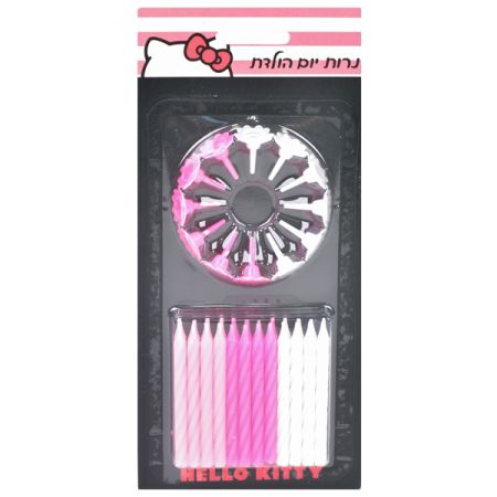 נרות יום הולדת - הלו קיטי