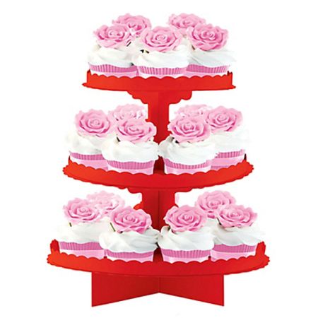 סטנד לקאפקייקס - אדום