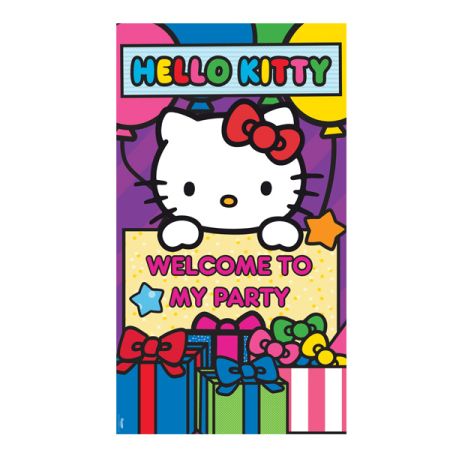 כרזה מרובעת הלו קיטי (אנגלית)