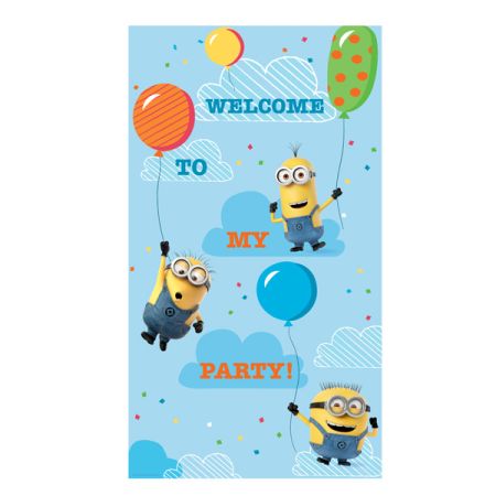 כרזה מרובעת מיניונים (אנגלית)