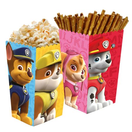 קופסאות פופקורן וחטיפים 6יח-מפרץ ההרפתקאות