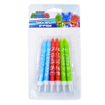 נרות ג'מבו מאויירים - כוח פי גיי